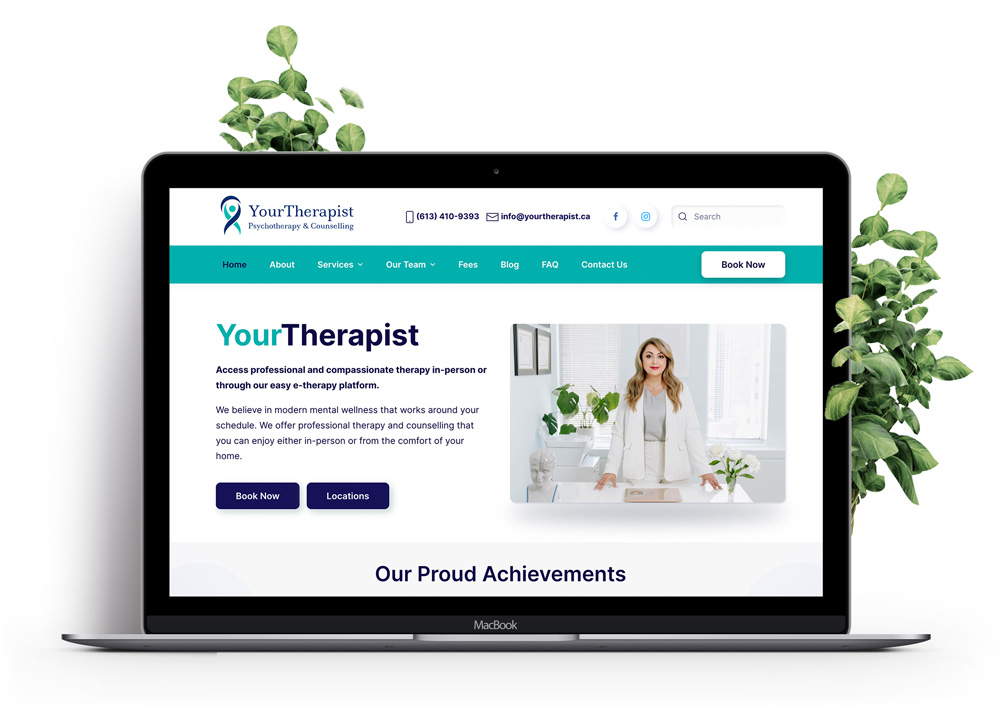 web design for psychotherapy